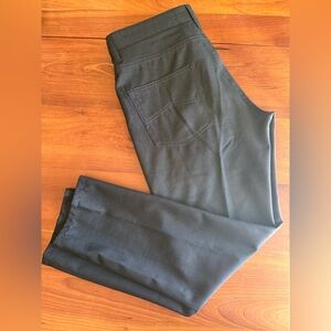 Emporio Armani Charcoal Textured Trousers